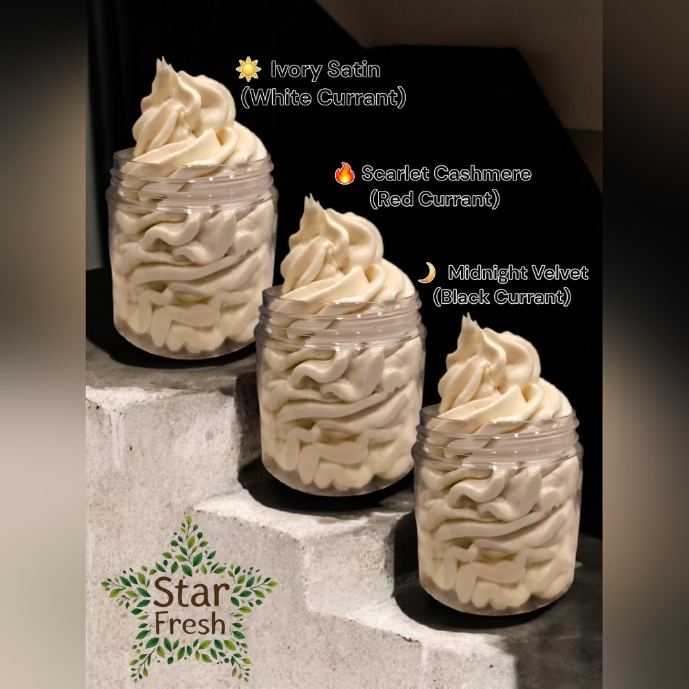 Whipped Body Butter: Currant Trio Collection